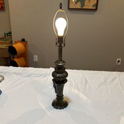 Elegant Vintage Brass Lamp