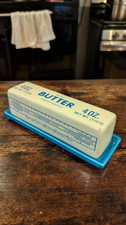 Fishs Eddy x West Elm Butter butter dish