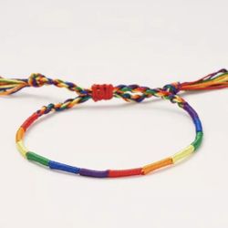 New Women’s Unisex Rainbow Pride Bracelet Gift 