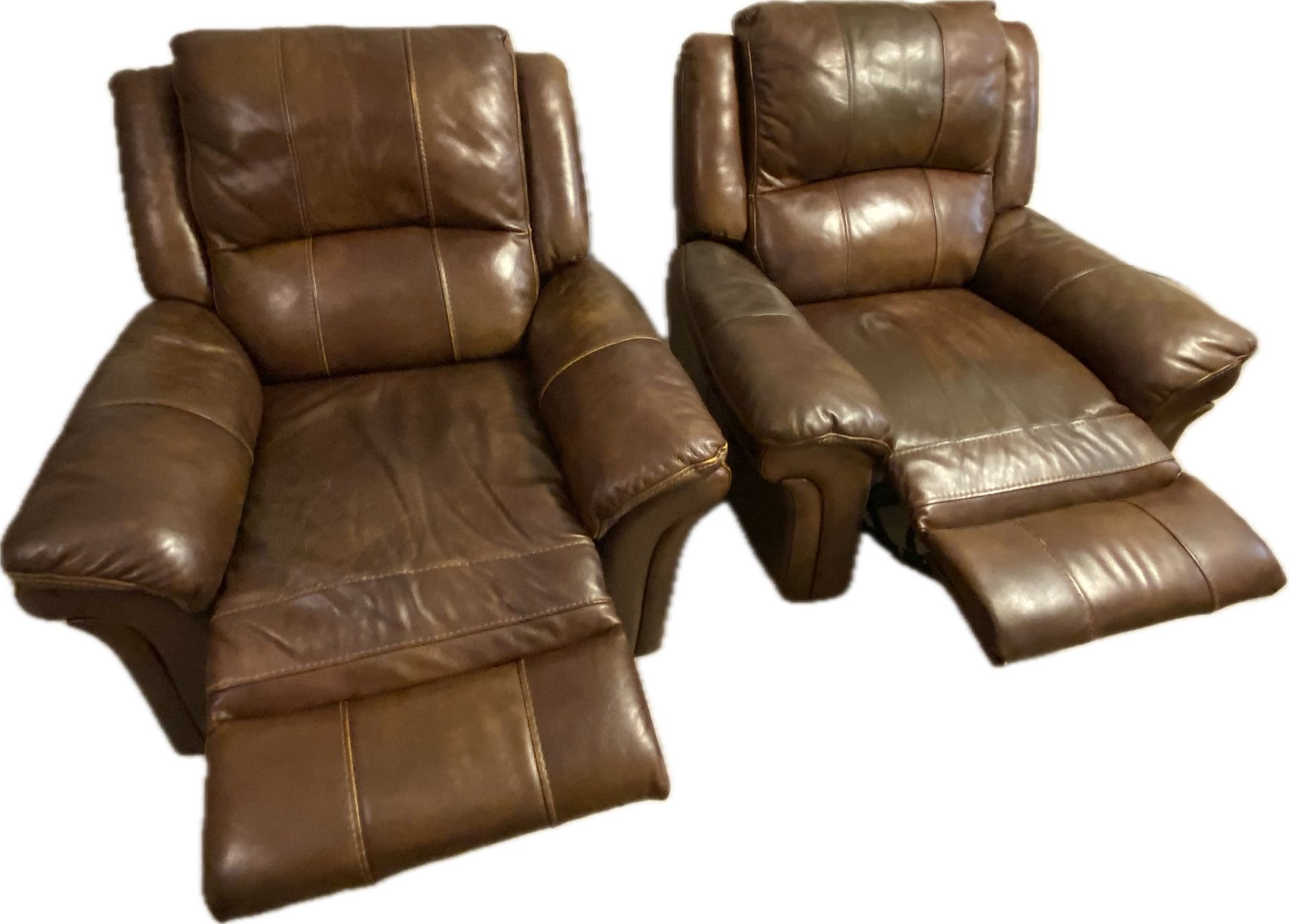 Leather Couch And Recliners
