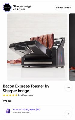 Sharper Image Bacon Express Toaster