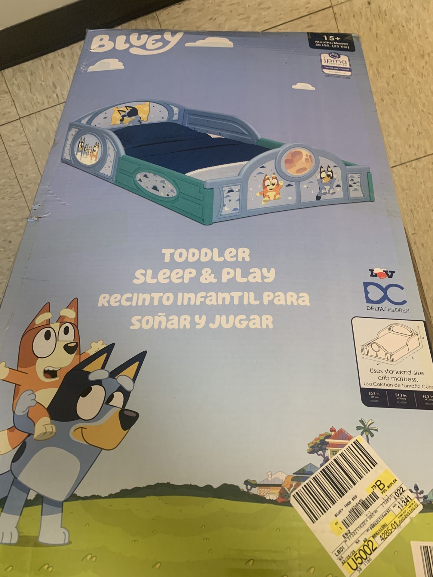 BLUEY Toddler Bed