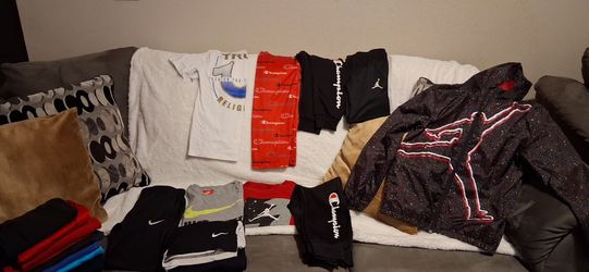Nike, Jordan and Champion size 12-14