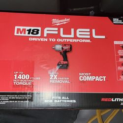 Milwaukee M18 1/2 High Torque Impact Wrench Kit W/ Friction Wring