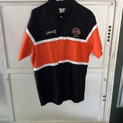 Harley Davidson Short Sleeve Button Up