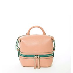 SUSU Ashley Small Pink Leather Backpack Purse