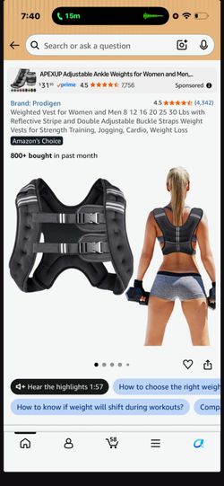 Weighted vest