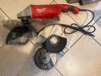 Milwaukee angle grinder brand new