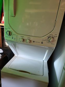 Stackable washer and dryer (electric)