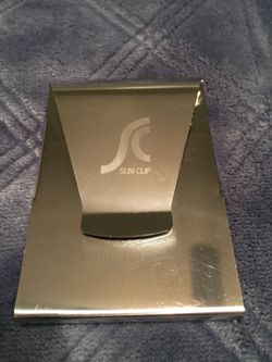 Metal wallet with money clip