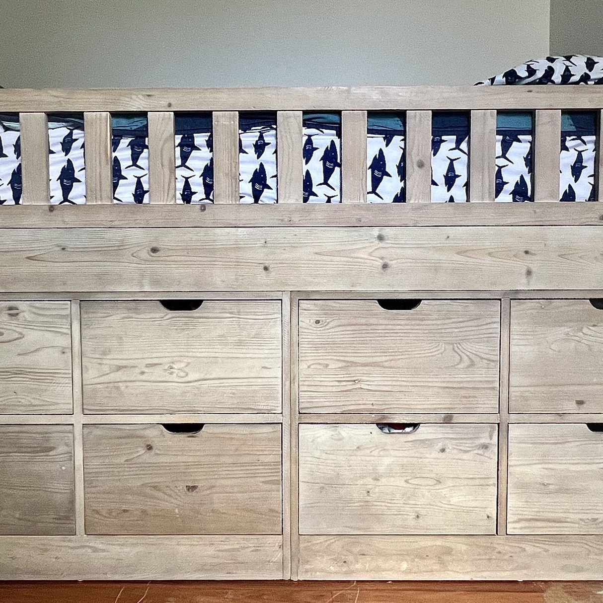 Restoration Hardware Twin Bed w/drawers