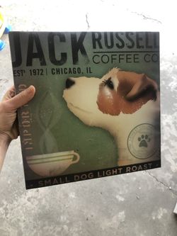 Jack Russell wall art canvas