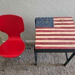 Kids American Flag Desk w/ Chair