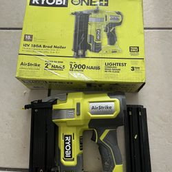 RYOBI ONE+ 18V 18-Gauge Cordless AirStrike Brad Nailer (Tool Only