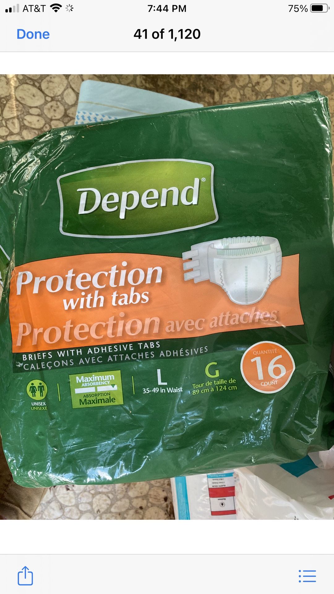 Unisex Large Diapers
