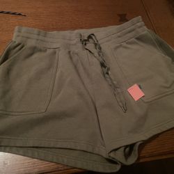 Ralph Lauren Green Athletic Shorts Elastic Waistband