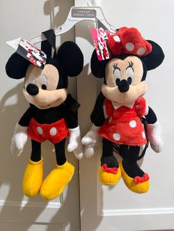 Mickey and Minnie toddler back packs