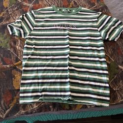 GUESS Green Stripped t-shirt Size M