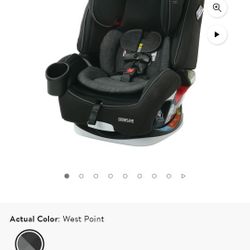 Graco Grows4Me 4-in-1 Convertible Car Seat, West Point Gray