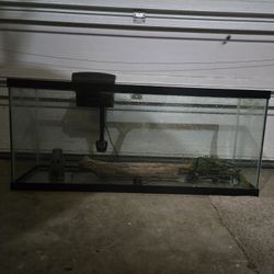 55 Gallon Aquarium Fish Tank Set