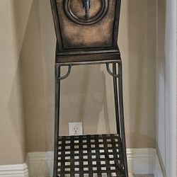 Iron Metal Decrative Storage Box on a stand