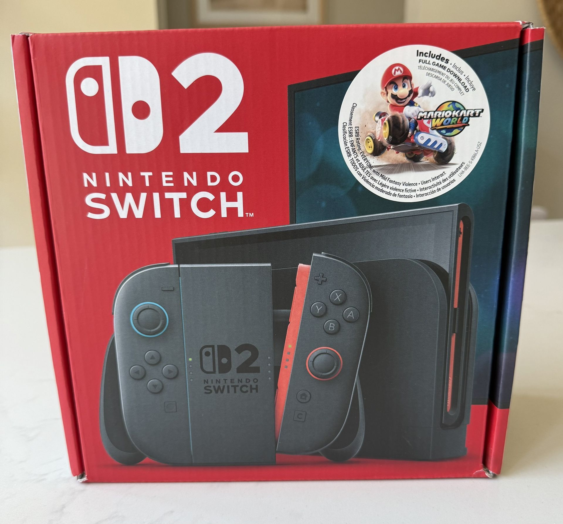 Nintendo Switch 2 Console w/ Mario Kart World Bundle 2025 NEW Handheld System