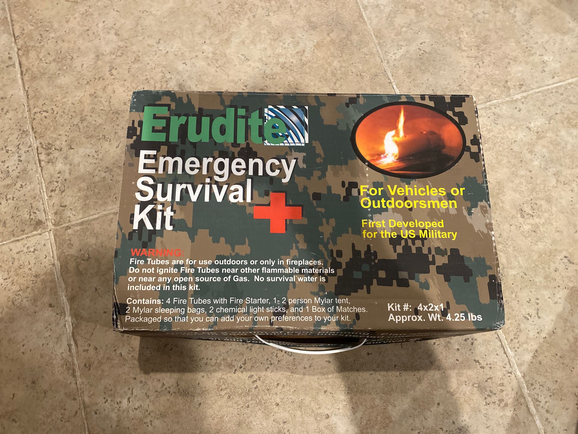 Erudite, Emergency Survival Kit