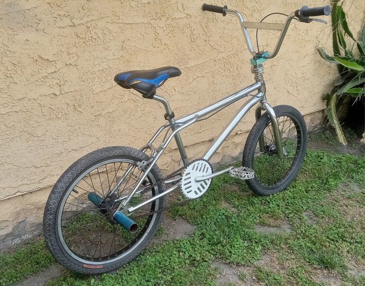 20 INCH 1996 CHROME ROYCE UNION FS SLASH FREESTYLE BMX BICYCLE - READY TO RIDE