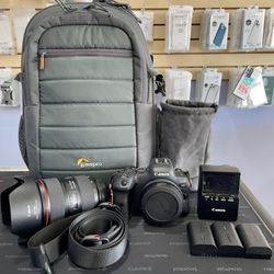 Canon R6 Mk1 Body With 20-70mm Lens And Accessories 