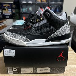 2018 Jordan 3 Black Cement