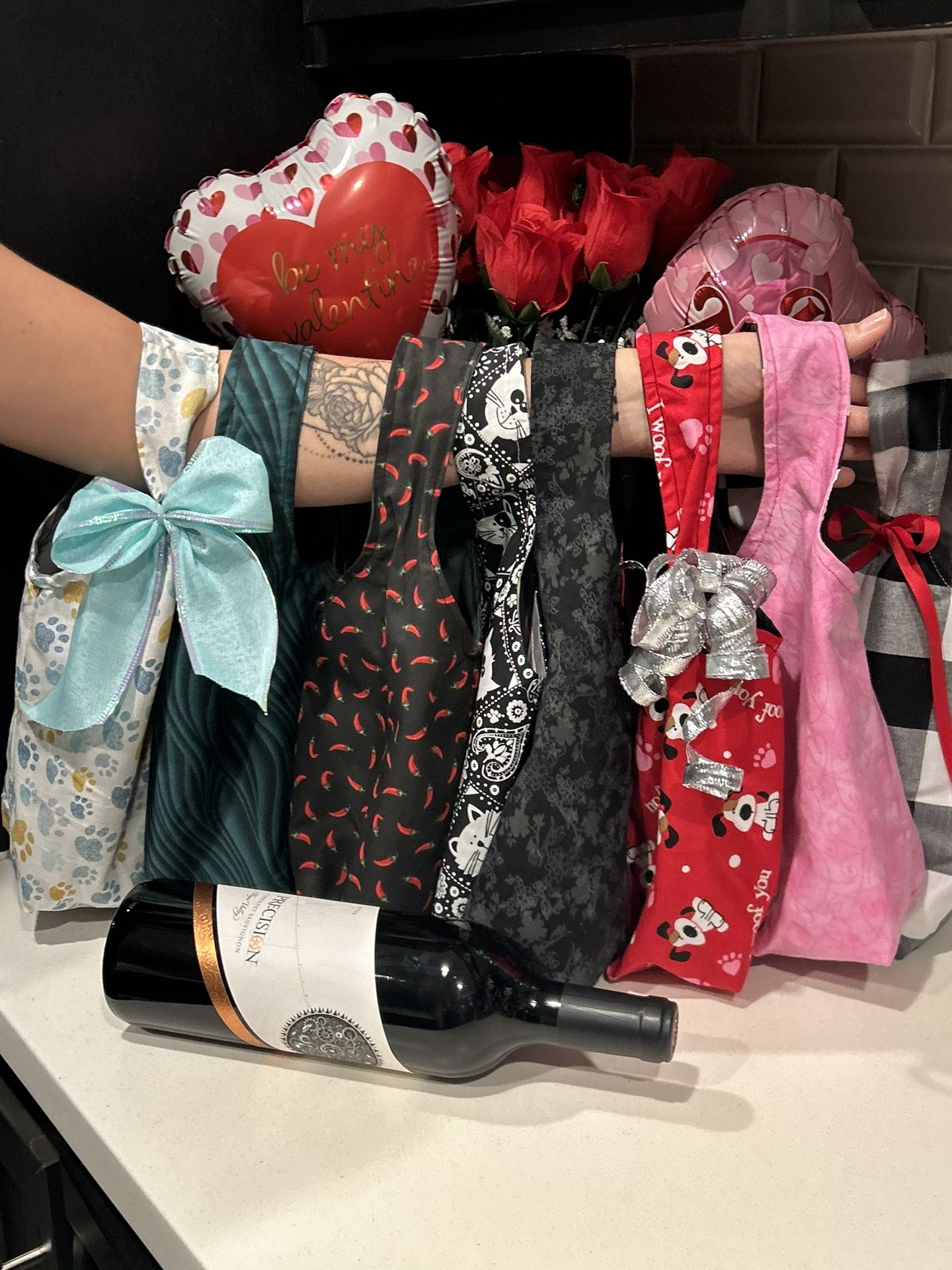 Valentines Wine Gift Bag❤️