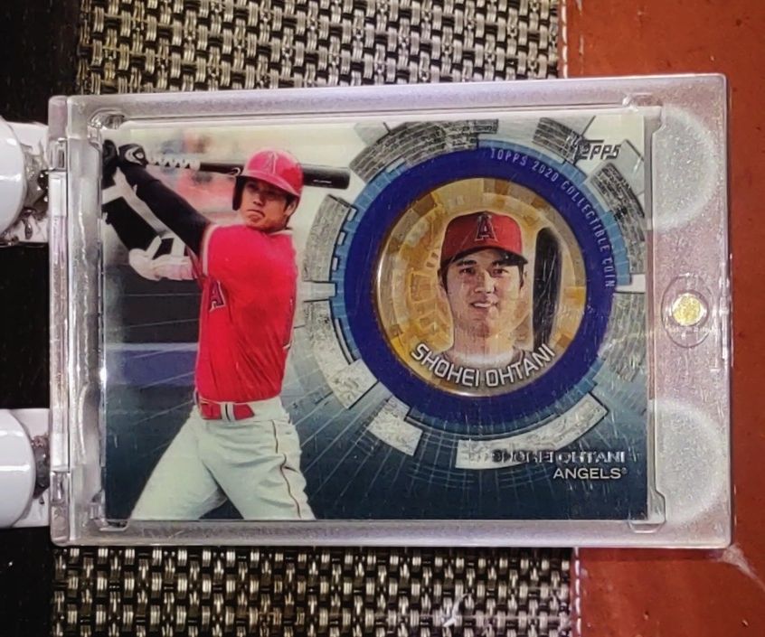 2020 TOPPS UPDATE SERIES SHOHEI OHTANI COMMEMORATIVE COIN CARD