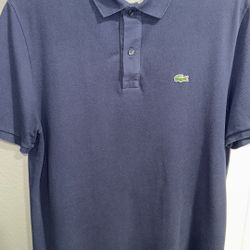 Navy Blue Lacoste Polo 