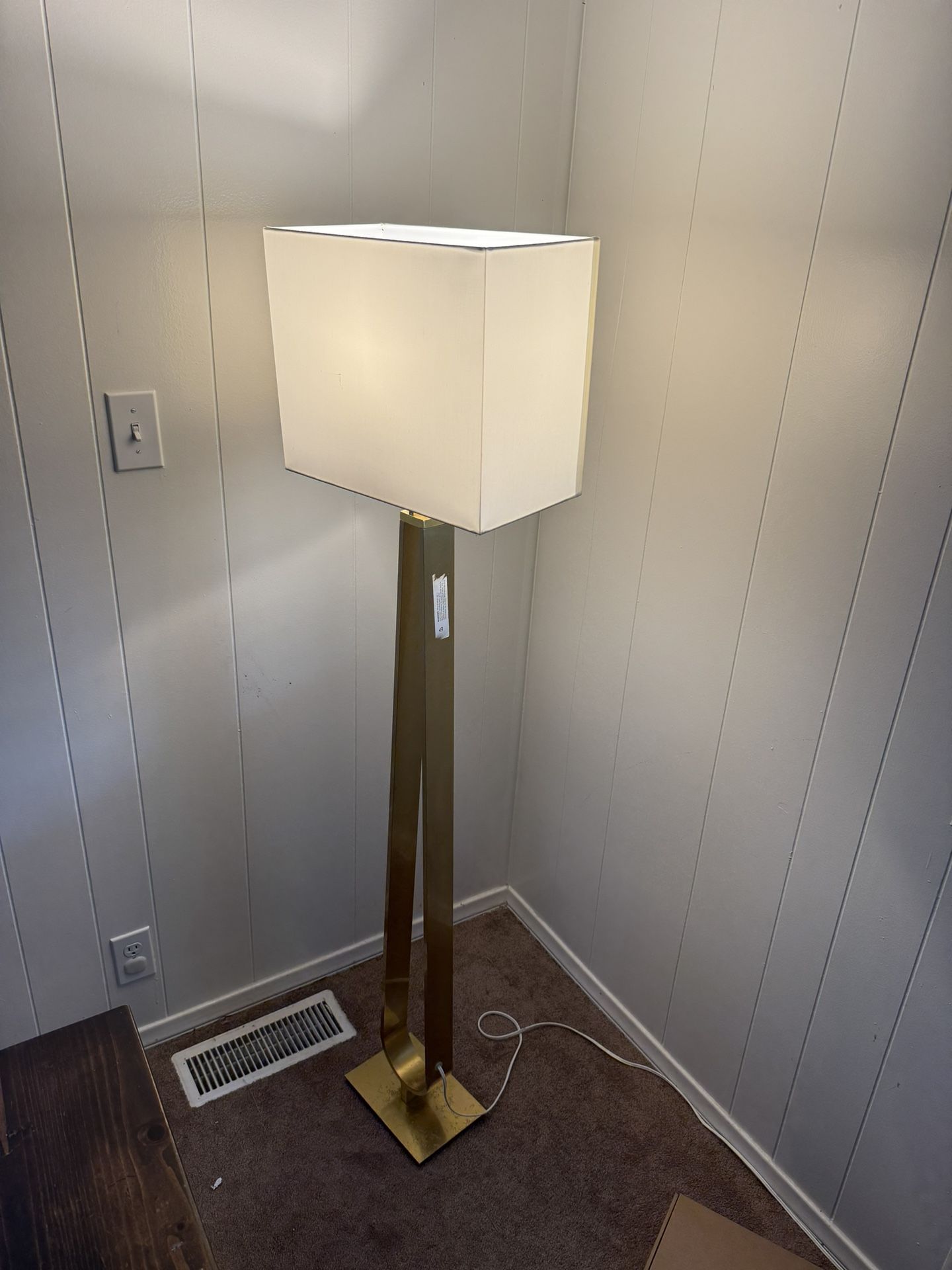IKEA Klabb Gold Floor Lamp