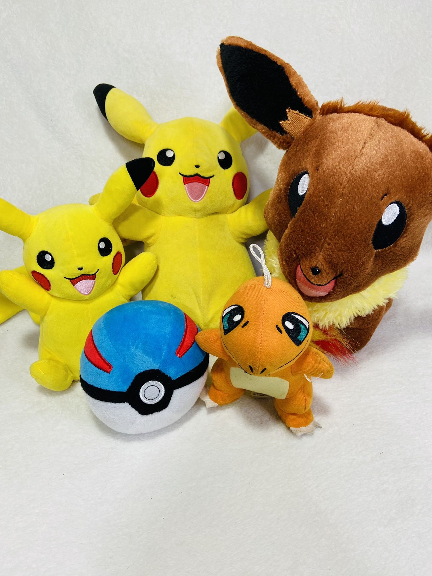 Nintendo Pokemon Plush Toys Pokemon Pikachu Charmander Great Ball Eevee BaB