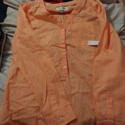Ladys Thin Long Sleeve Shirt New Old Navy Size Xstp