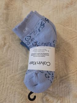 Calvin Klein 6 pk girl socks