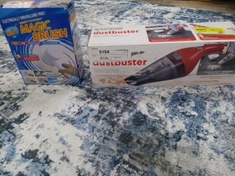 Magic Scrub Brush And Dust Buster Vacum
