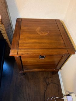 Wood Nightstand / end table