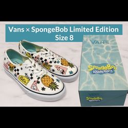Vans × SpongeBob Limited Edition - Brand New - Size 8 Women
