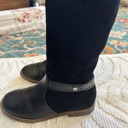 Jacadi Black Suede Girls Boots Size 31EU/13US