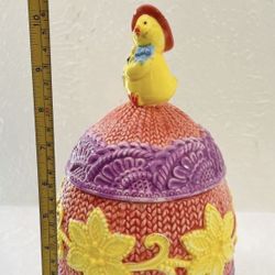 Ceramic Cookie Jar 10”