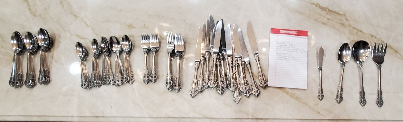 Stanley Roberts Stainless Japan SIR MARK 82 piece lot (service for 12+)