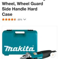 MAKITA  6AMP  4" ANGLE GRINDER 