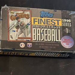 1996 Topps Finest Baseball Series 1 sealed box. $150