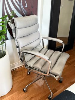 Restoration Hardware Oviedo Leather Office Chair