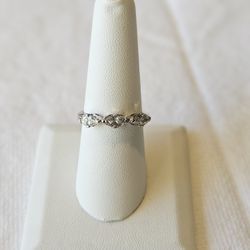 14k White Gold Marquis Diamond Ring