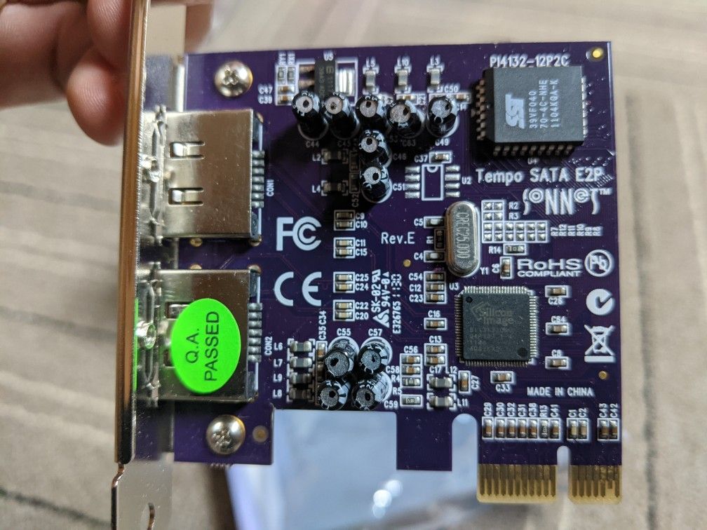 External SATA Connections Mac or PC