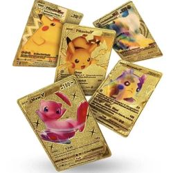 Golden Pokemon Cards For Gifts