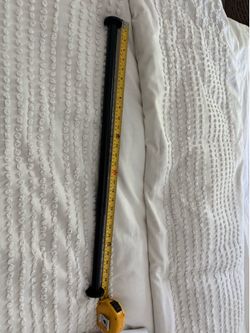 24-36” Black Tension Curtain Rod